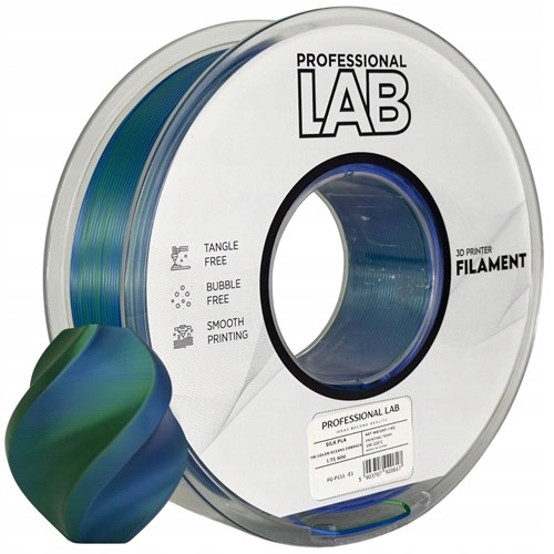 10x Pla Filament Jedwab Dual Color Oceans Embrace Prof. Lab 1,75 mm 1000 g