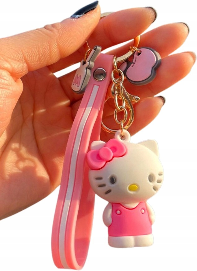 

Brelok do torebki zawieszka kot do kluczy kotek