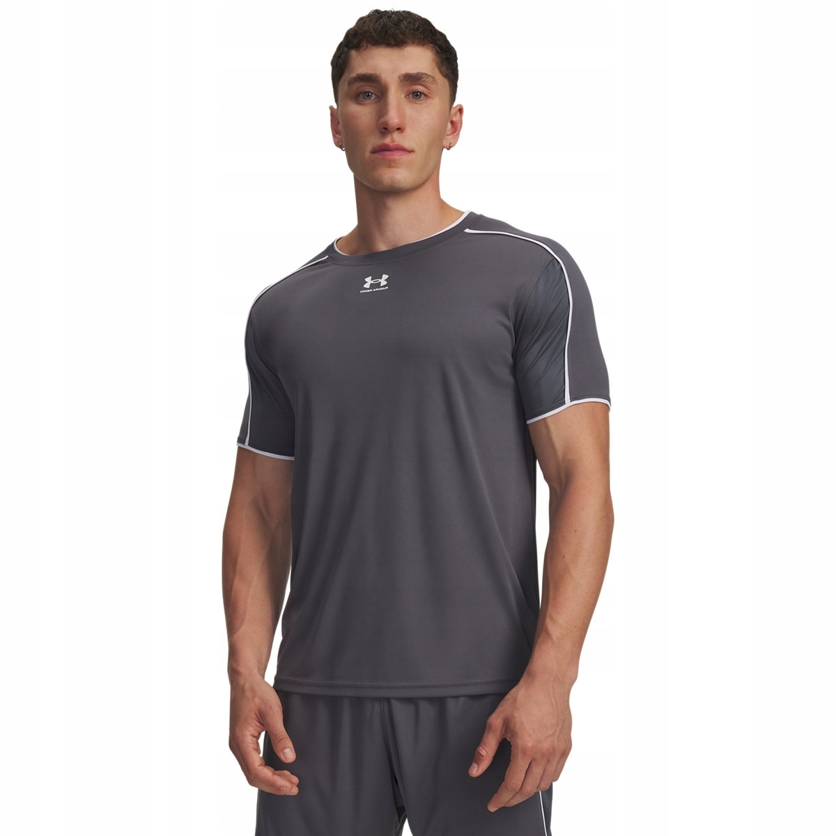 Męska koszulka piłkarska Under Armour Ua Challenger Train Szary Lg