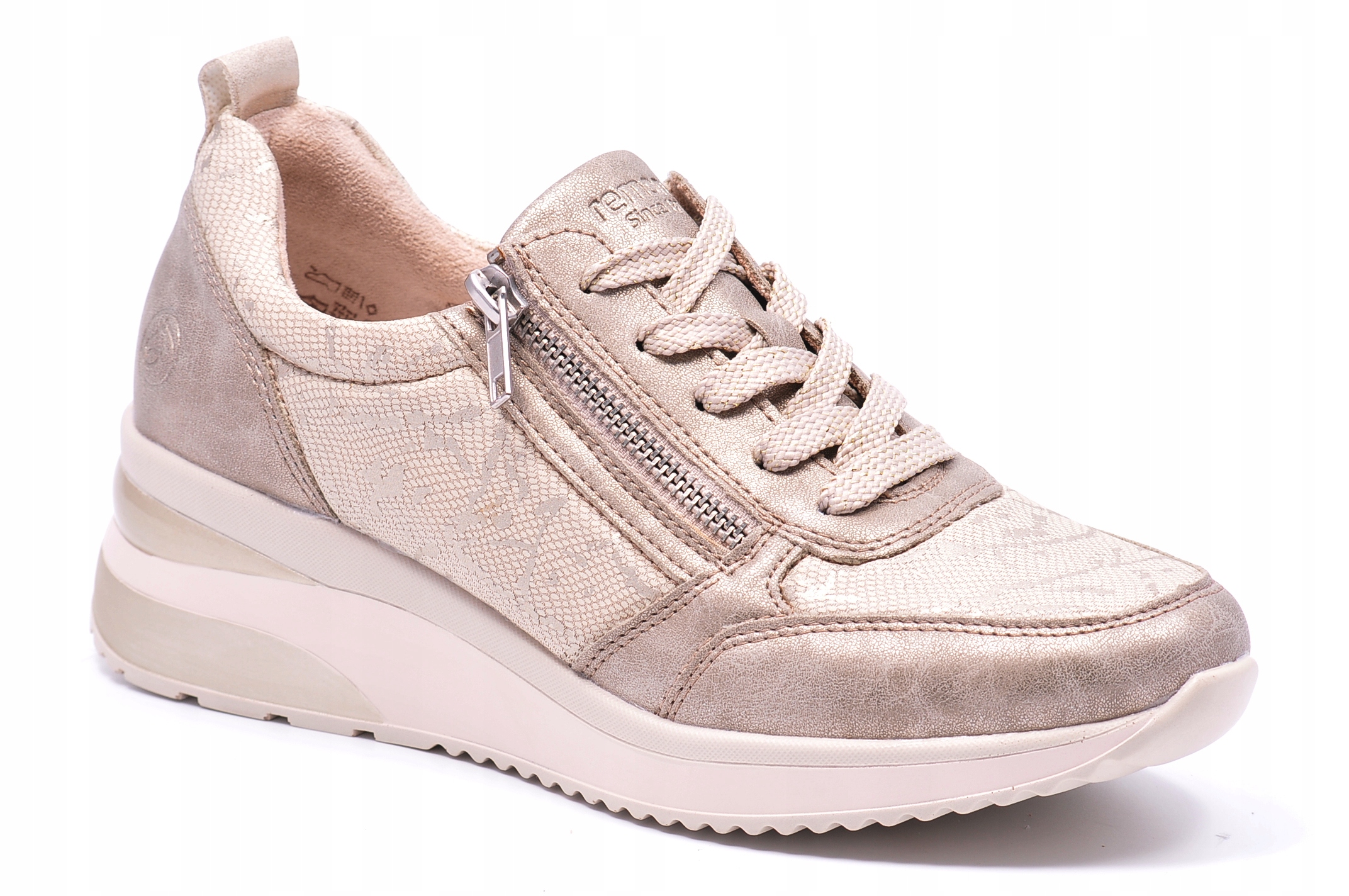 Rieker Remonte D2401-61 Tenisky zlaté barvy Velikost 38