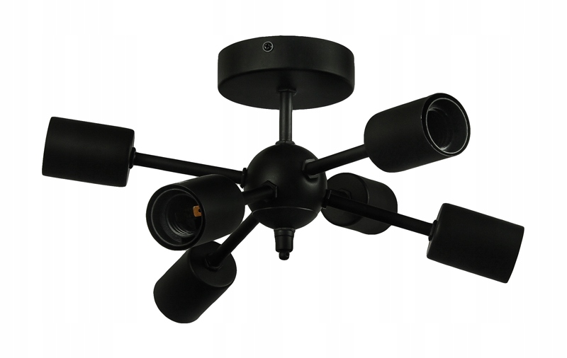 

Lampa wisząca sufitowa żyrandol loft czarny