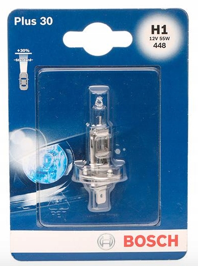 

Żarówka Bosch H1 12V 55W Plus 30% 1 987 301 003