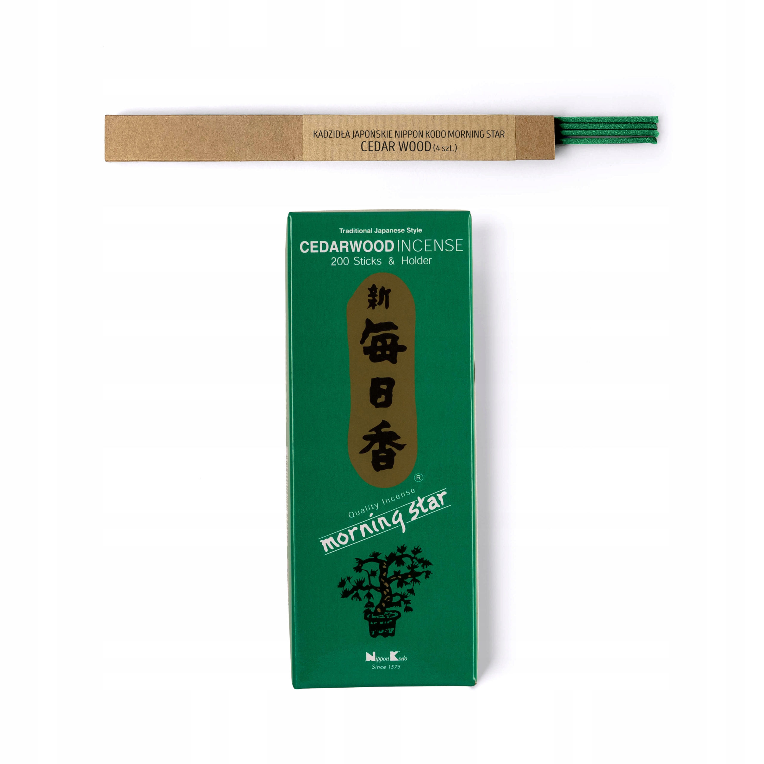 

Kadzidła Morning Star Cedarwood 4 szt.