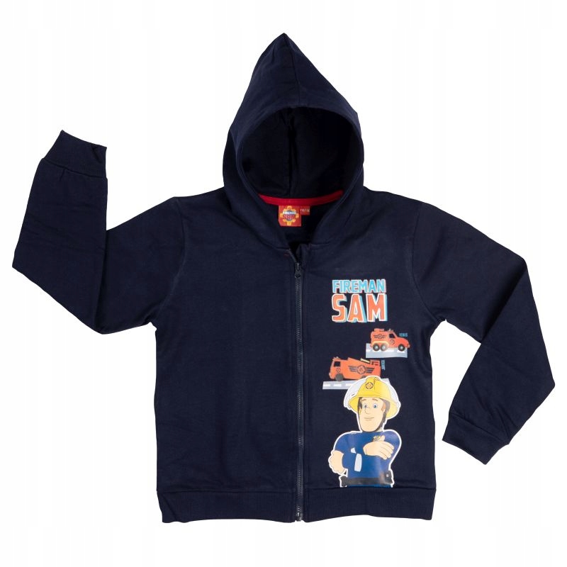 

Bluza z kapturem dla chłopca Strażak Sam 110/116