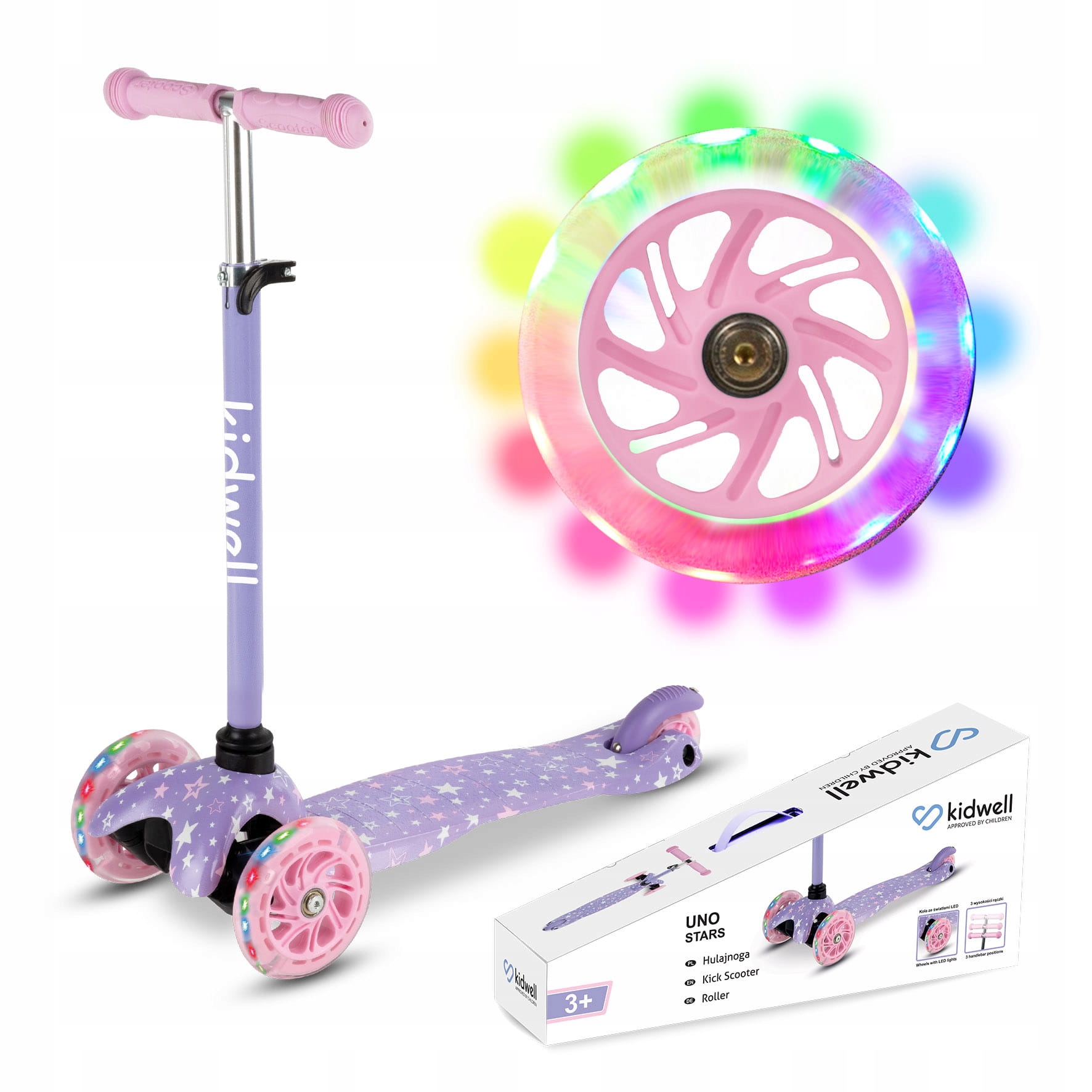 Hulajnoga trójkołowa Kidwell Uno Stars