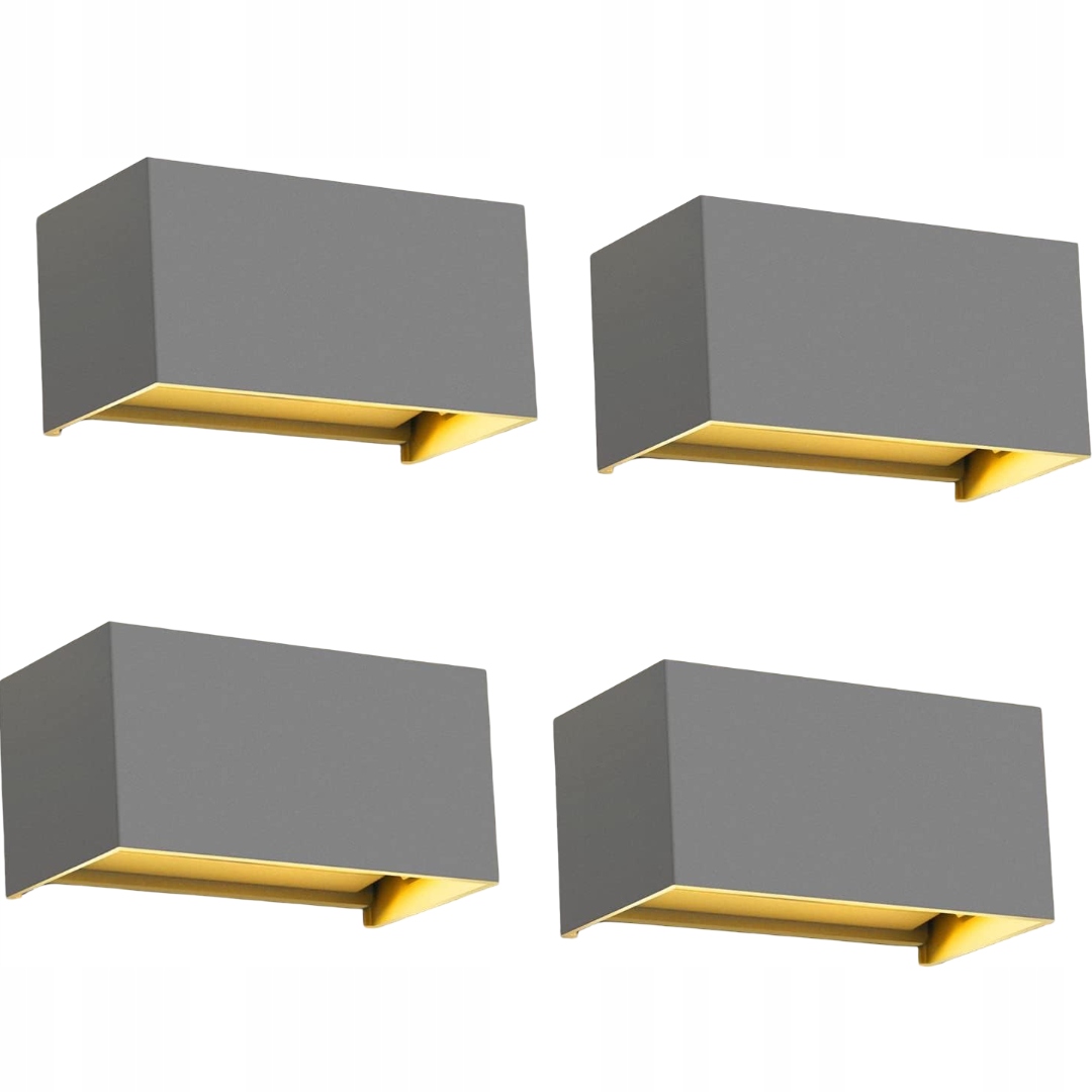 Venkovní Nástěnná Lampa S Led Osvětlením IP65K Kingwen Sada 4KS