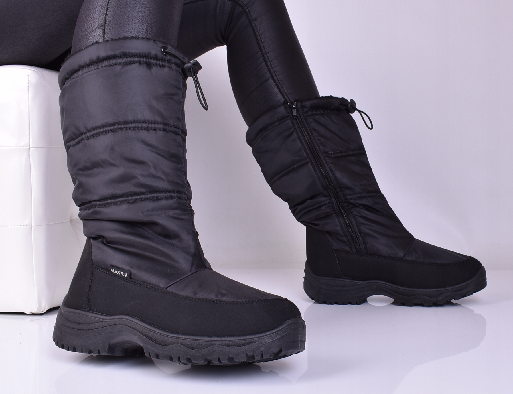 ŚNIEGOWCE DAMSKIE WYSOKIE ZIMOWCE JAKOŚĆ Rozmiar 39