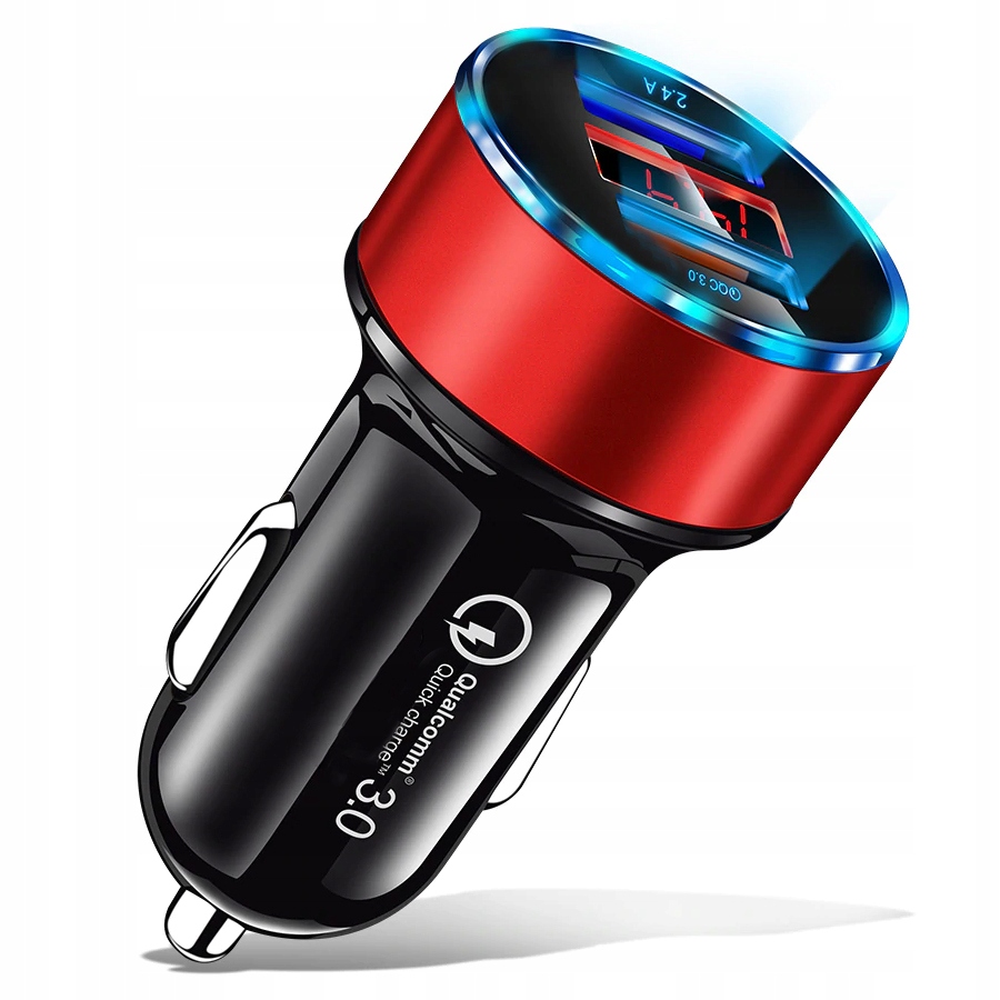 

Ładowarka Samochodowa Mocna Szybka Led Qc 3.0