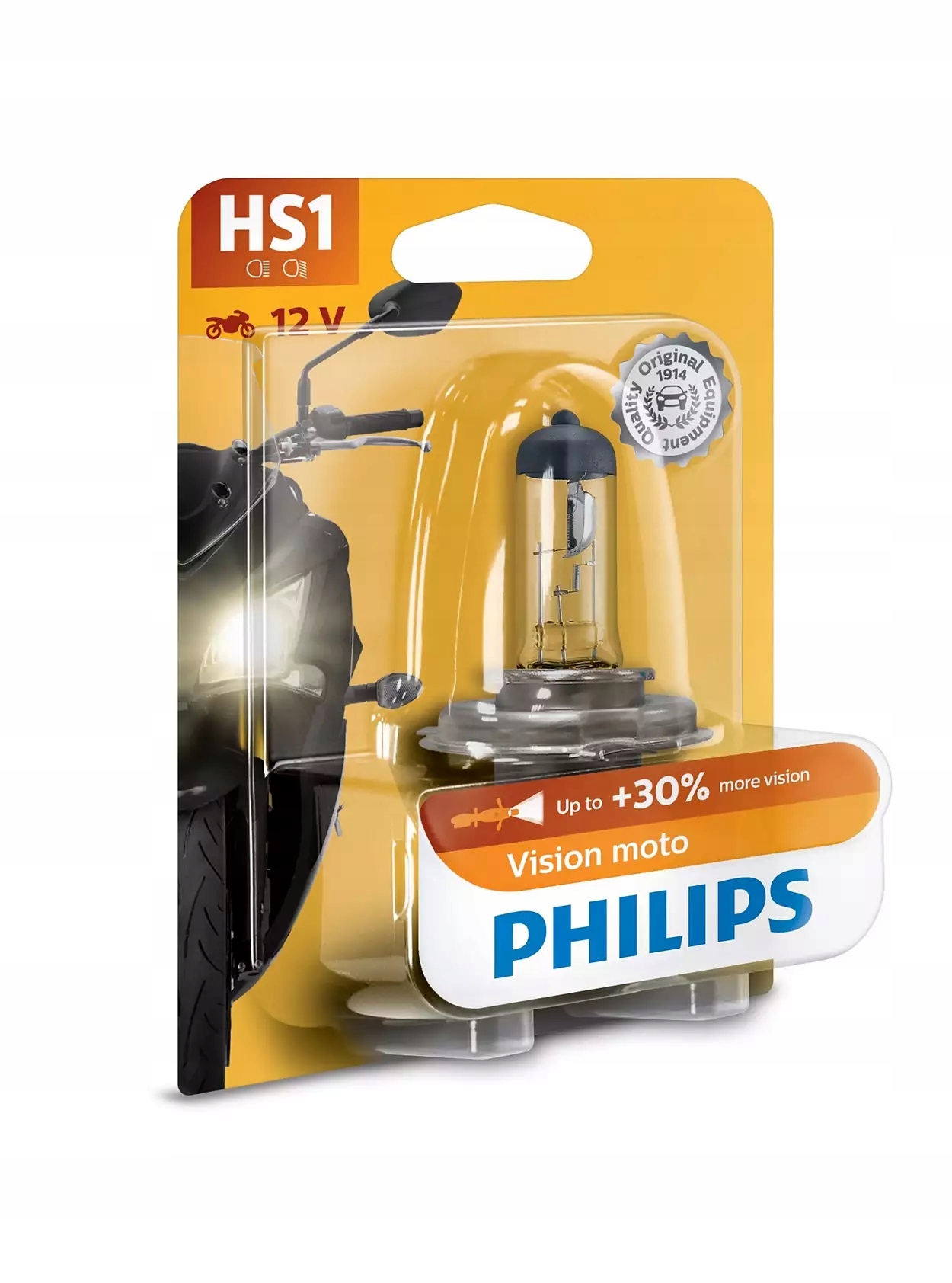 

Philips HS1 VisionMoto +30% 12V 35/35W Motocyklowa