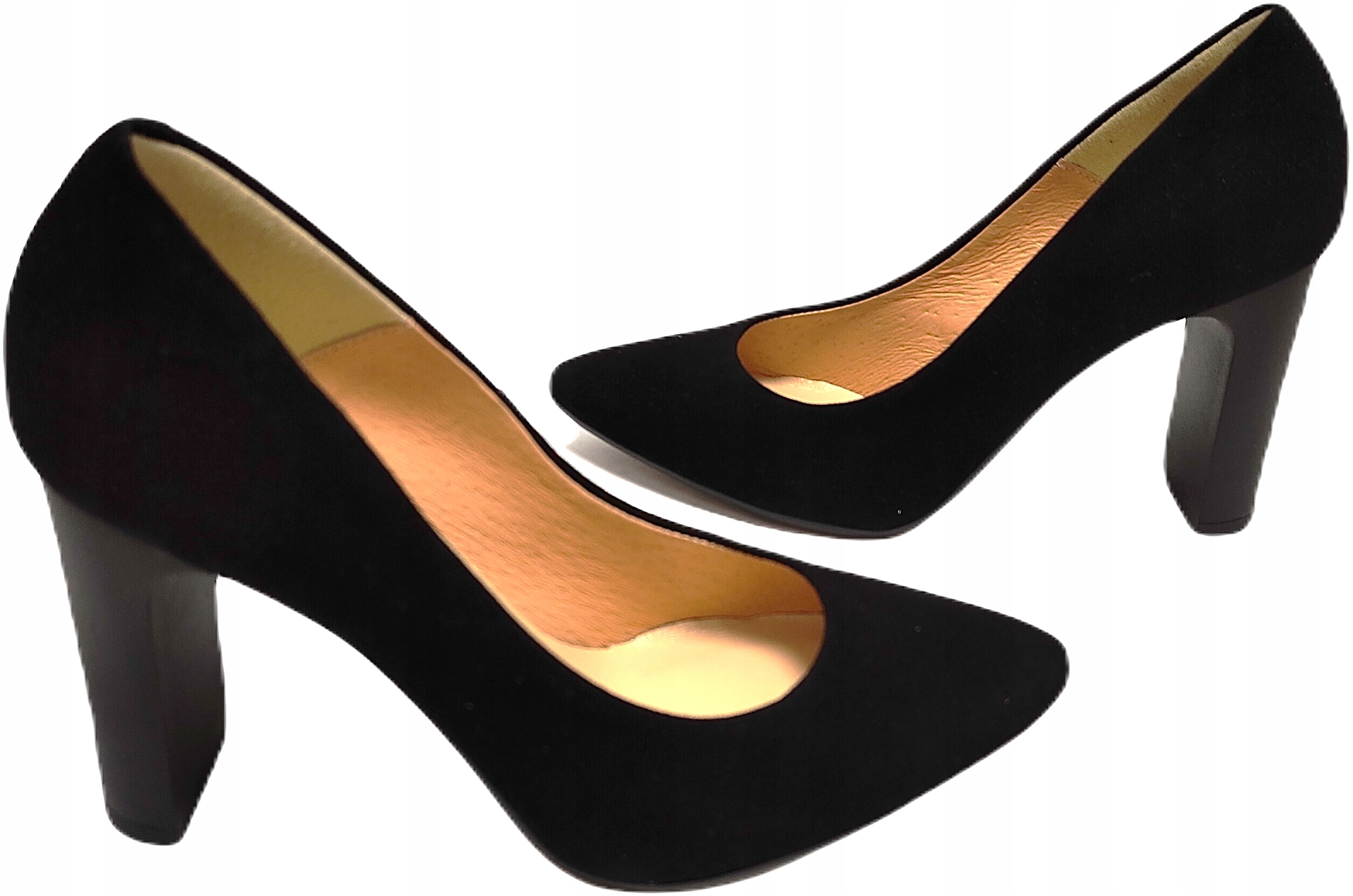 pohodlný semišový sloupek Espinto c-689 černý r37,5