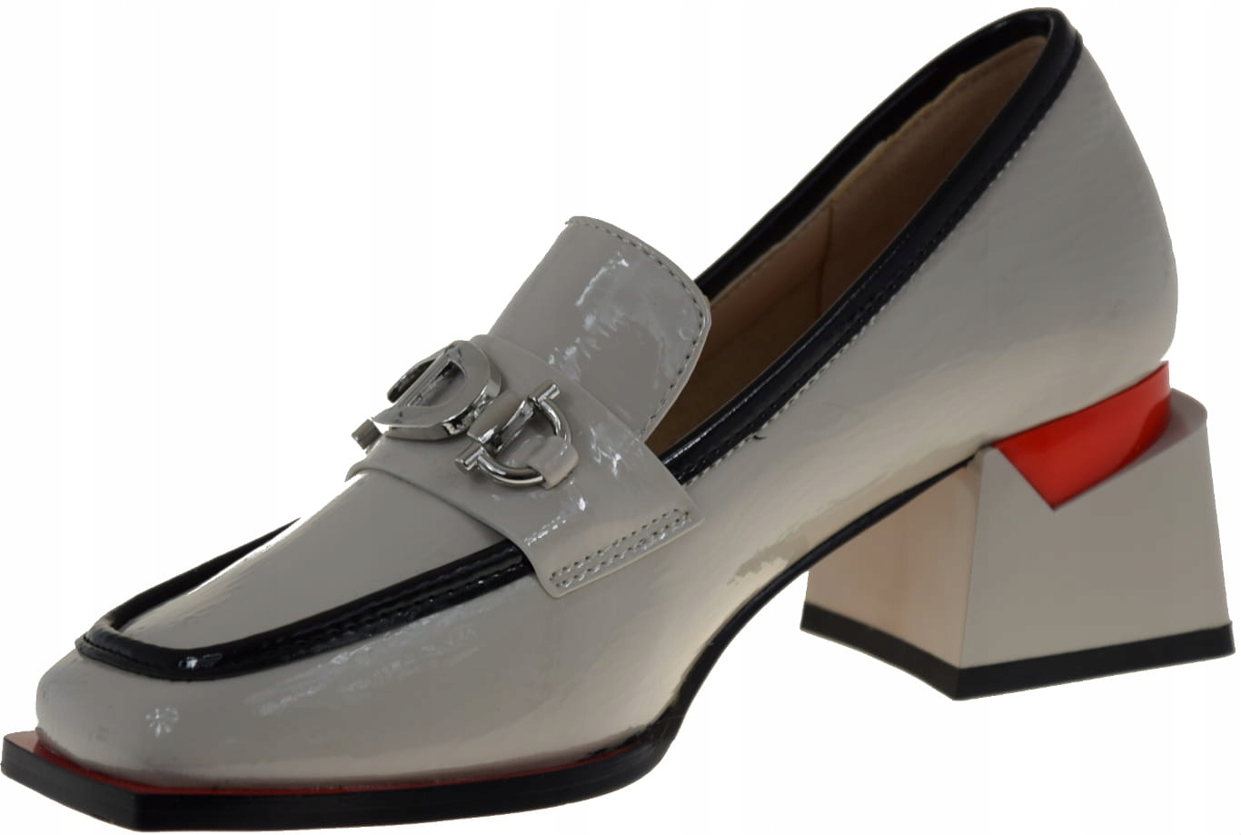 ELEGANCKIE PÓŁBUTY S.BARSKI MR38-905 SZARE WYGODA & STYL HIT SEZONU R.36 Marka S.Barski