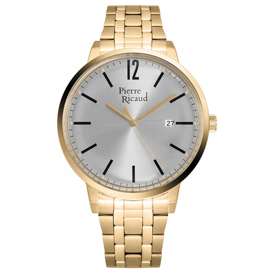 Pánské Hodinky Pierre Ricaud P97246.1157Q zlaté