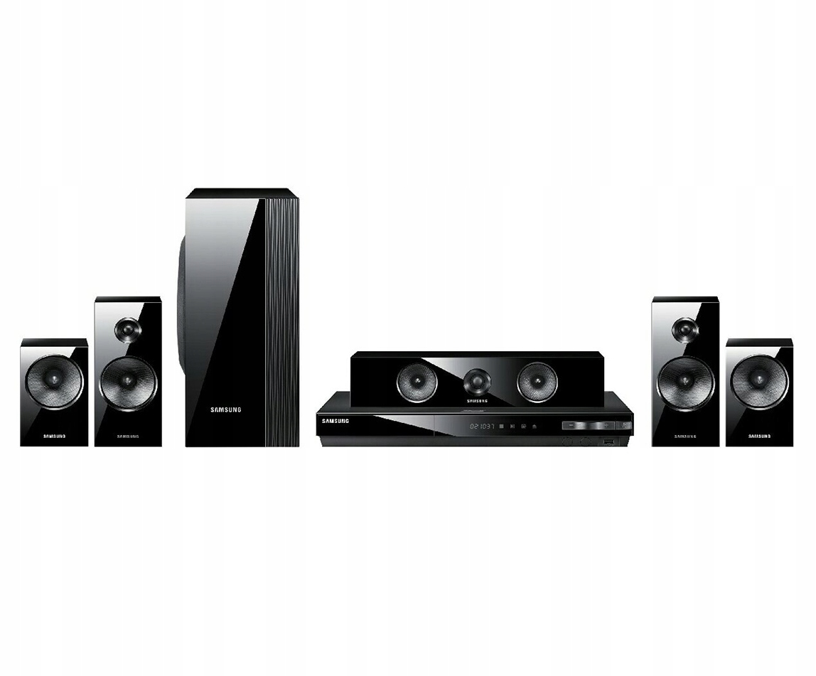 KINO DOMOWE SAMSUNG HT-E5500 5.1 1000W BLU-RAY DVD CD USB FM BLUETOOTH WiFi