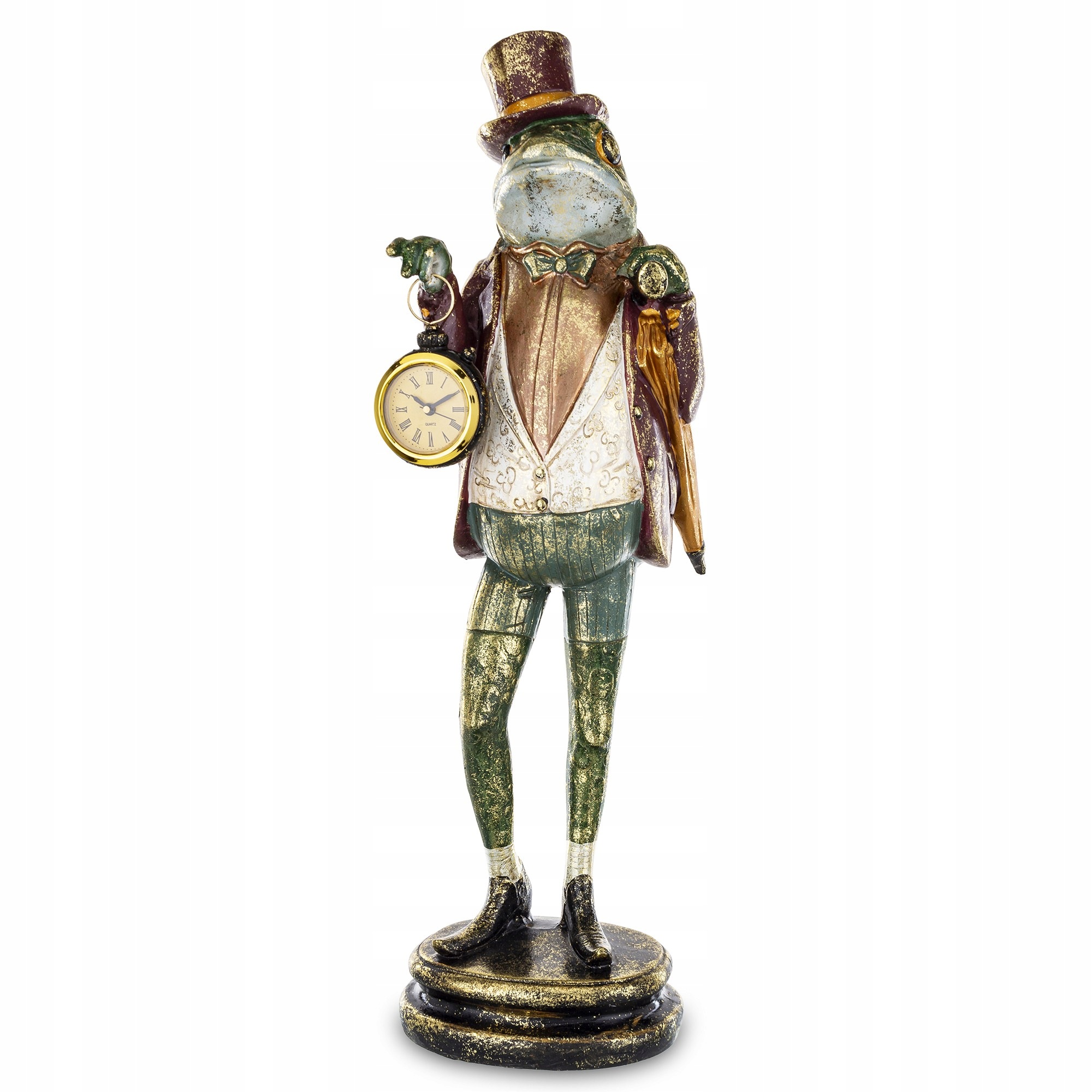 Figurka Žába s hodinkami Figurky Pierrot 45,5x14x10
