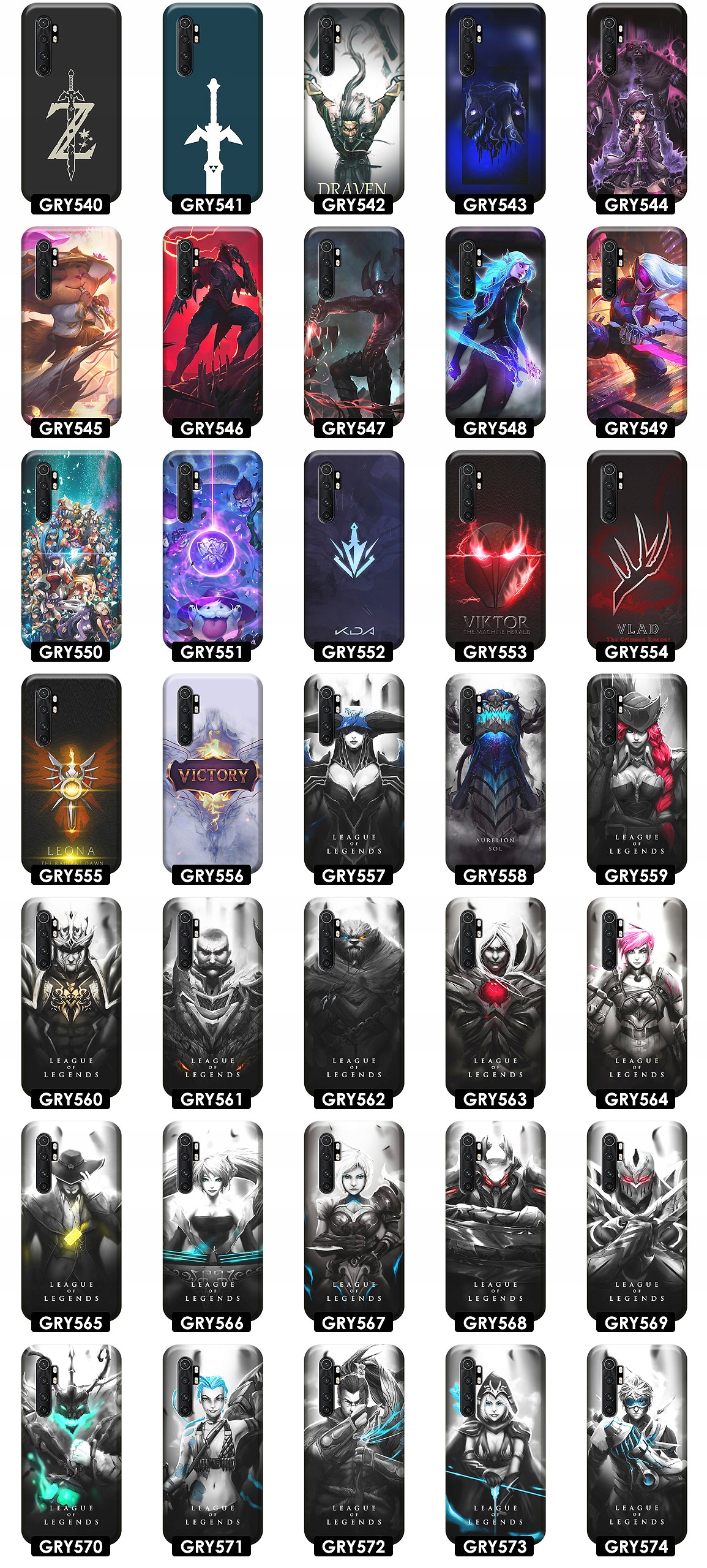 ETUI NAJŁADNIEJSZE DO XIAOMI MI NOTE 10 LITE WZORY Materiał inny