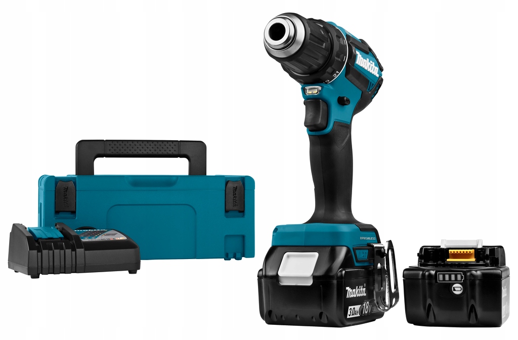 Makita DDF485RFJ Wiertarko Wkrętarka 18V 2x3.0Ah Makpac