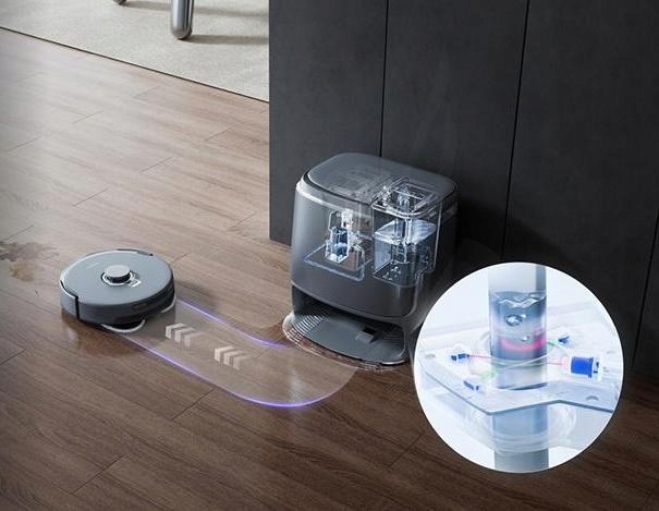 650W ROBOT SPRZĄTAJĄCY 12000PA 2.5L 2150sqf CZYSZCZENIE NARWAL FREO Z ULTRA Komunikacja komunikaty głosowe wskaźnik ładowania wyświetlacz