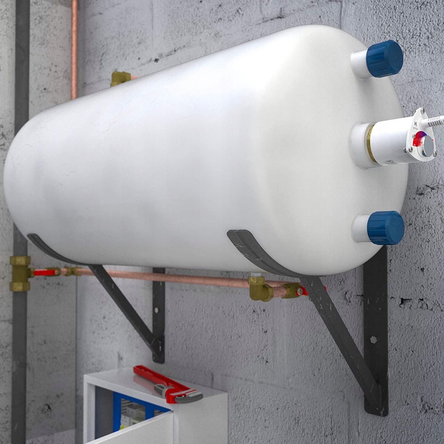 GRZAŁKA DO BOJLERA 3000 W 3 kW 5/4 Z TERMOSTATEM ZE STALI NIERDZEWNEJ 370mm Rodzaj do bojlera