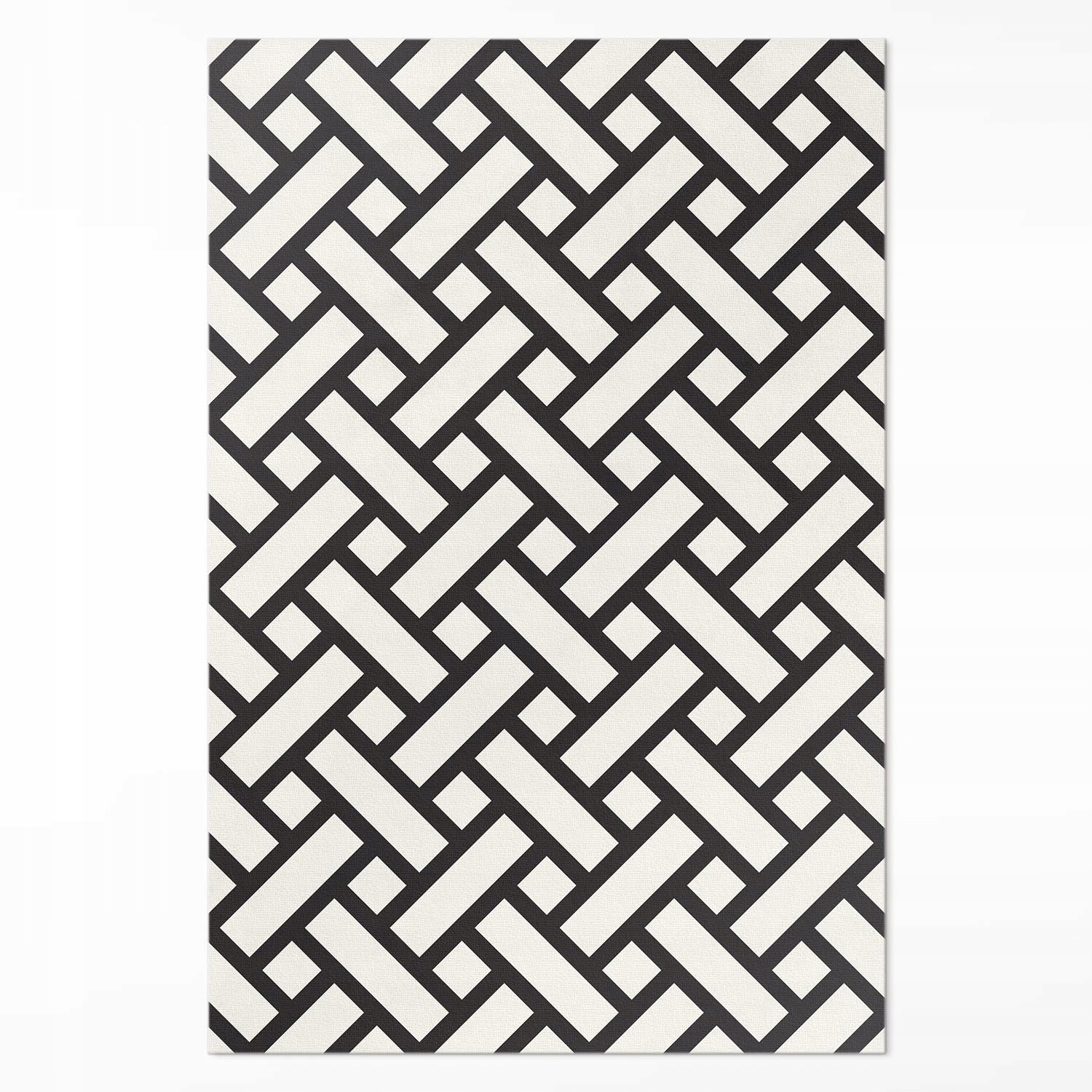 Koberec do spálne Vinyl Jednoduchá pletenina ilustrácia prútia Veľký 140x210 cm