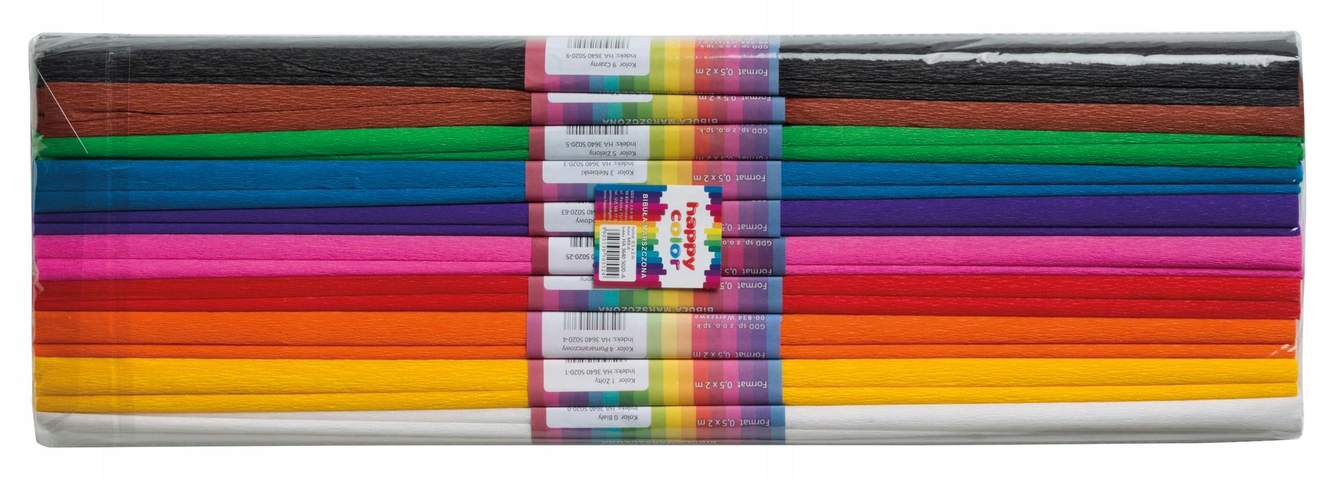 

Happy Color Krepa Marszczona 50X200CM MIX A 10 kol
