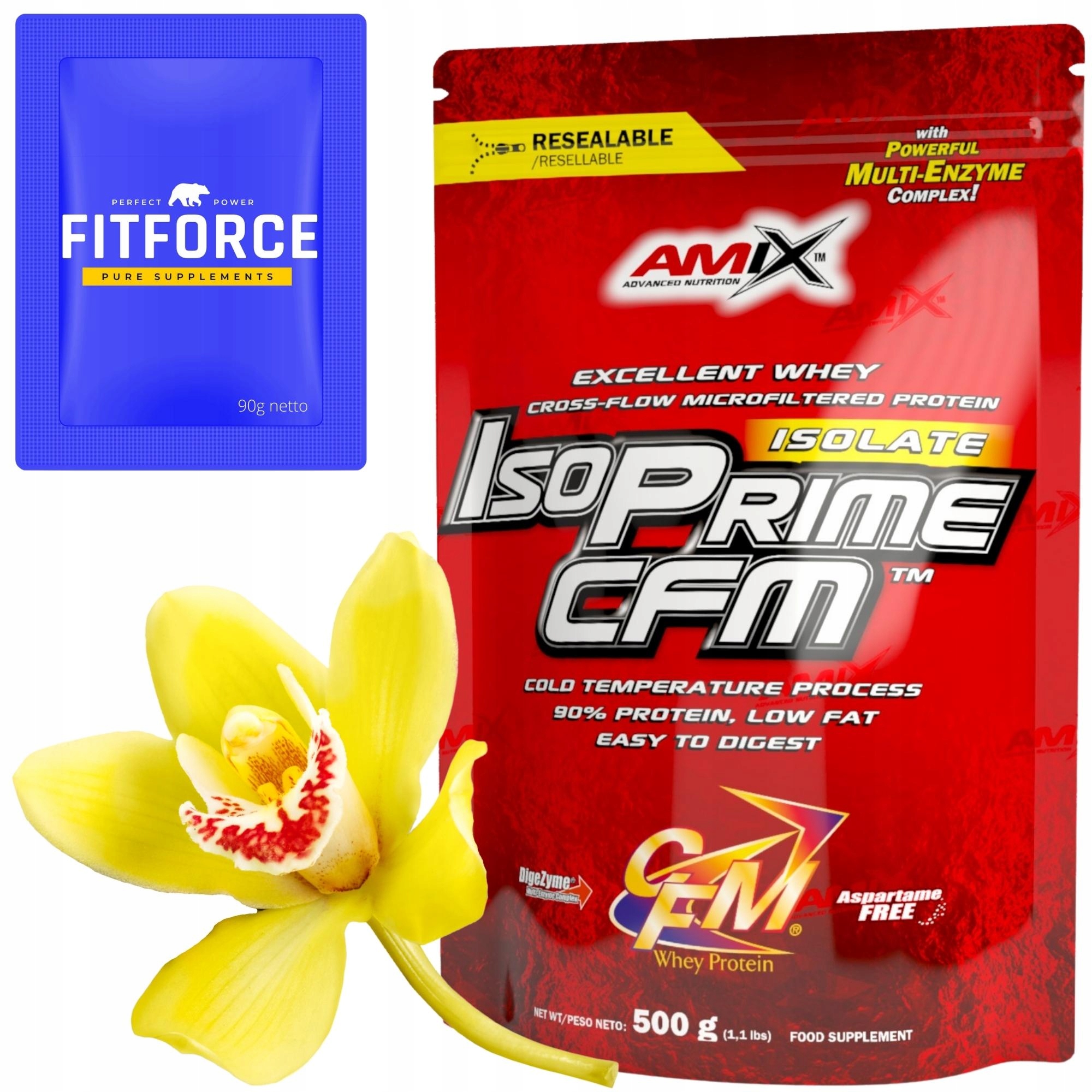 Protein bez cukru Amix Isoprime Lahodná Vanilka