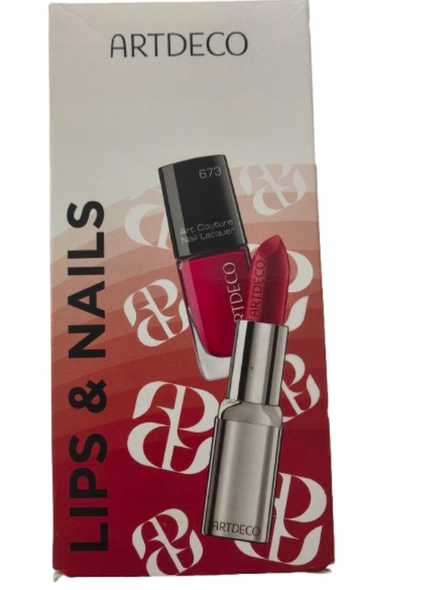 Artdeco Lips & Nails sada rtěnka lak na nehty 673