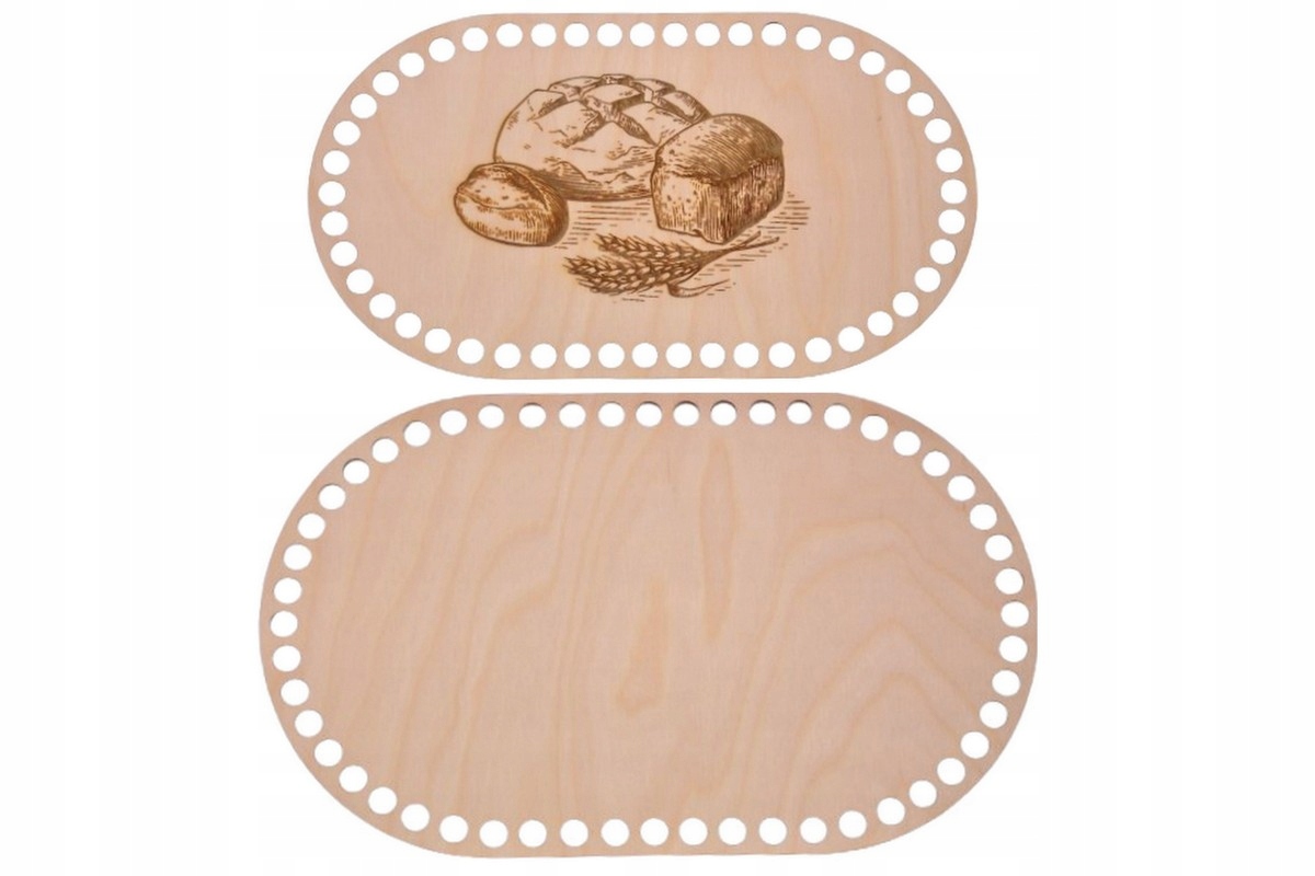 Základna Do Košíku Horní Část 28/16 cm Spodní Část 32/20 cm Základna Z Překližky Pro Háčkování