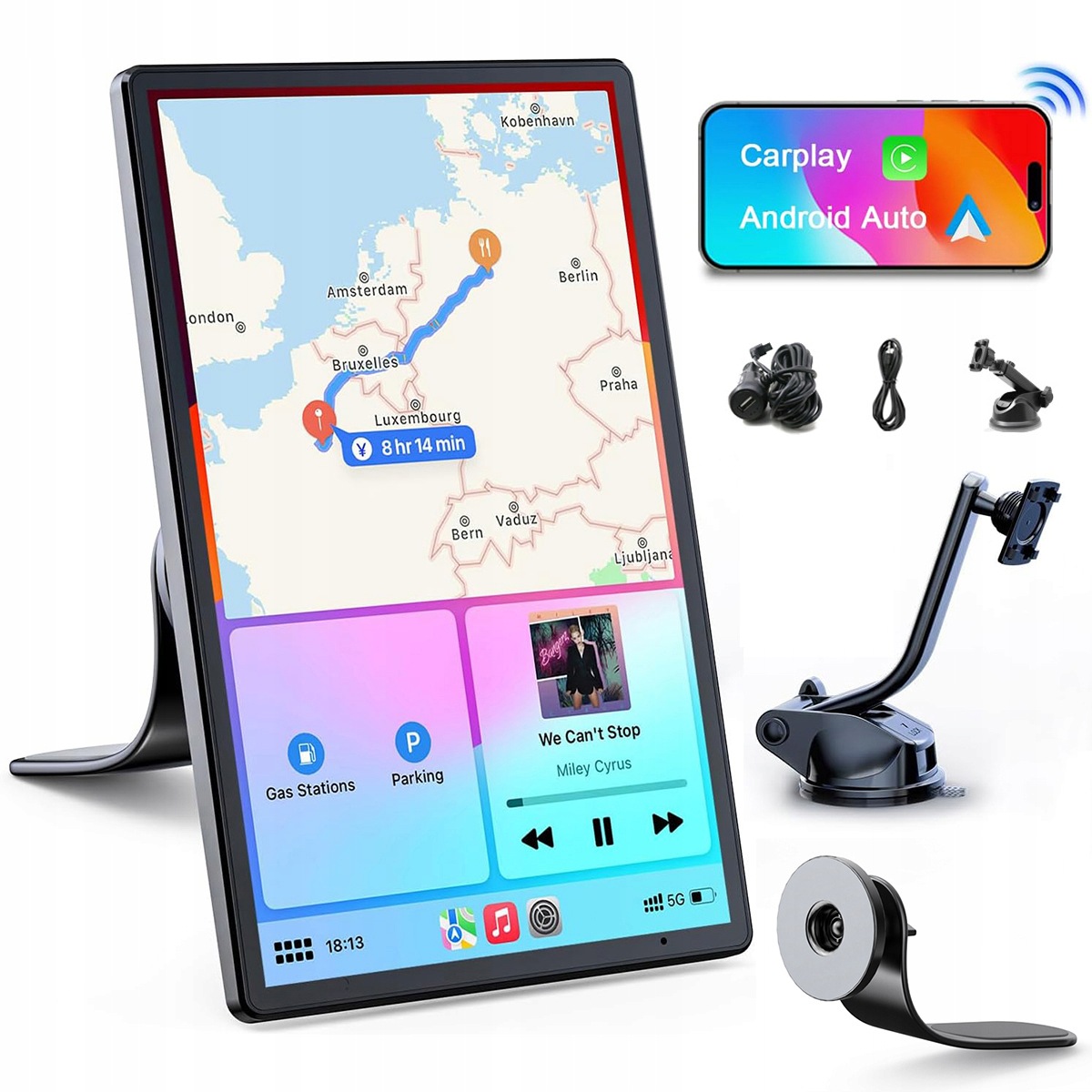 Automobilové Rádio 2 Din Android 7" Apple Gps Wifi Aux Carplay Kamera Ota