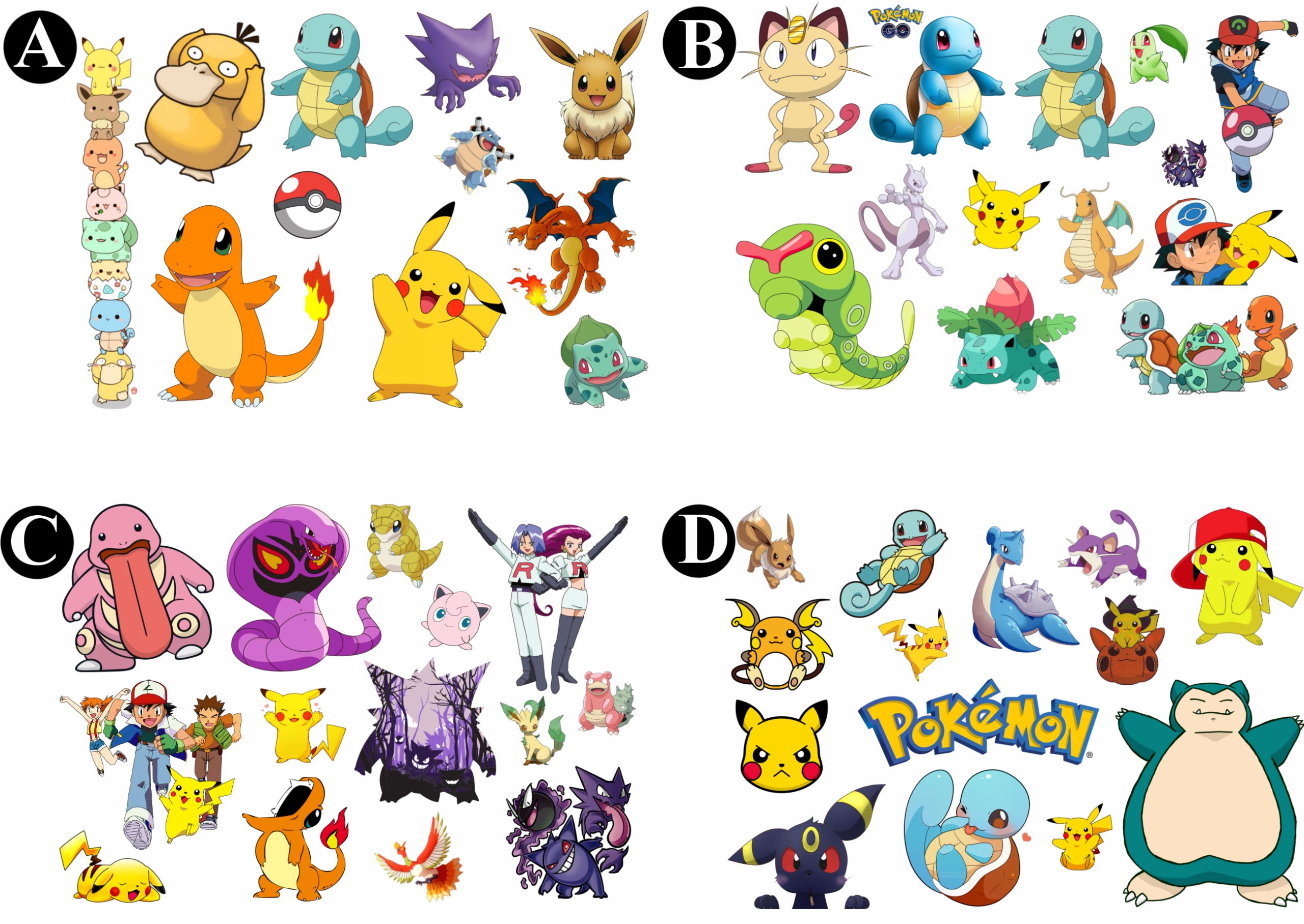 TATUAŻE ZMYWALNE DLA DZIECI POKEMON PIKACHU Marka inny