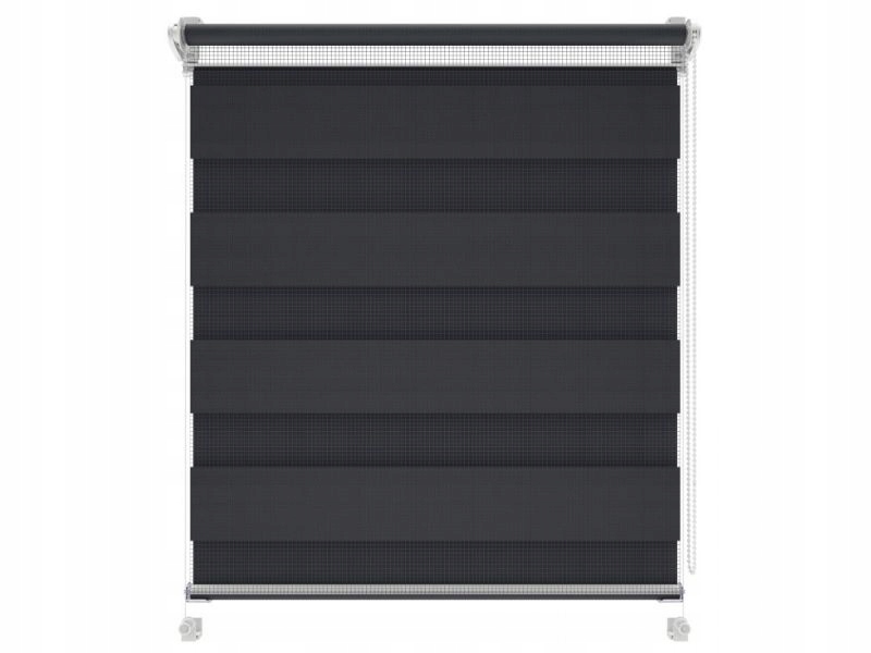 

Roleta Dzień i Noc okno Grafitowa 75x150 szara