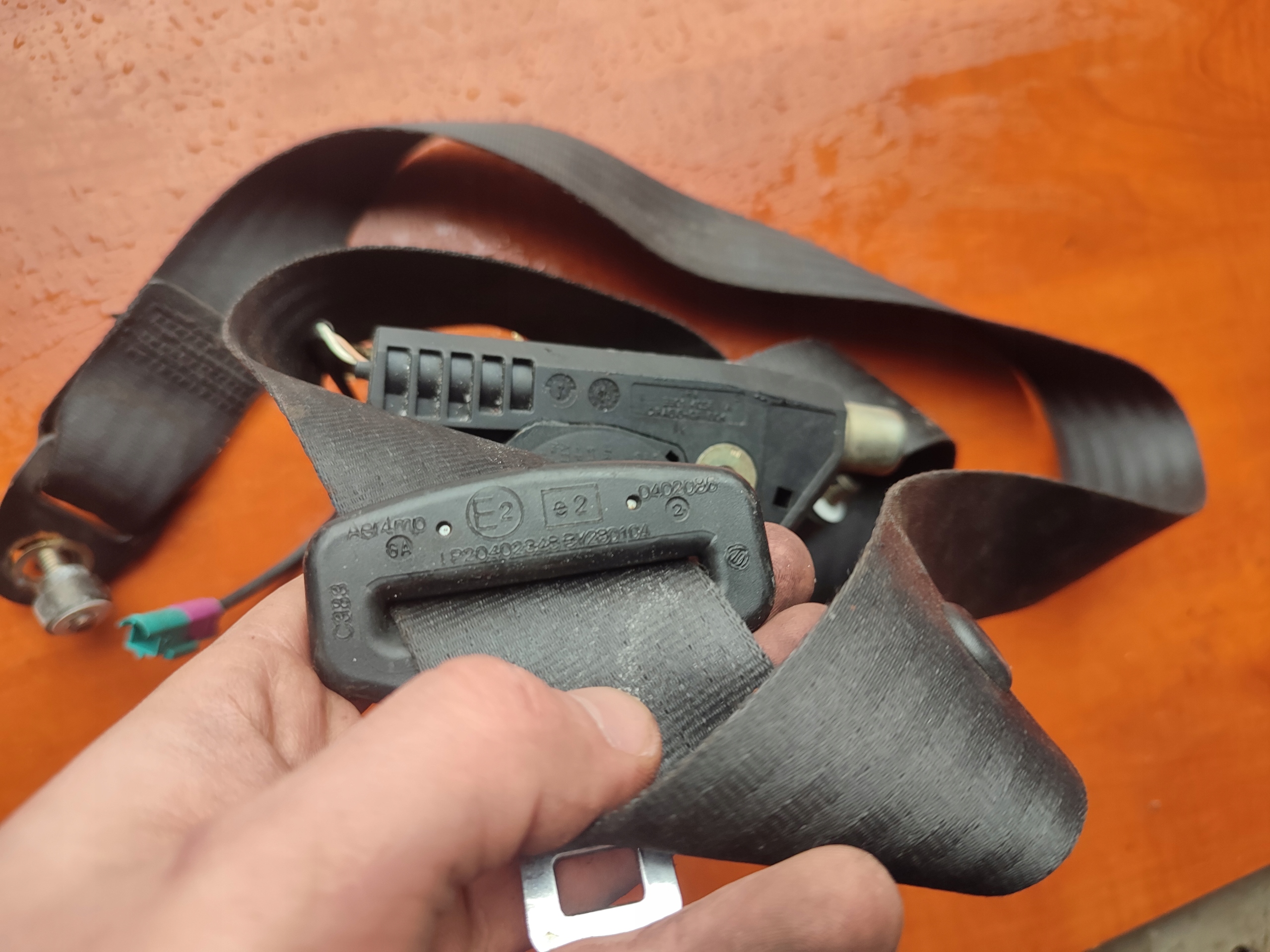 tension belt right front FIAT PANDA II 33014052