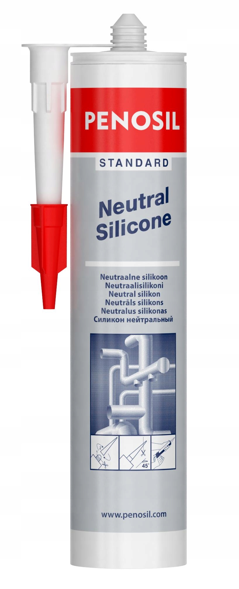 

Silikon neutralny Penosil St. 310ml Bezb