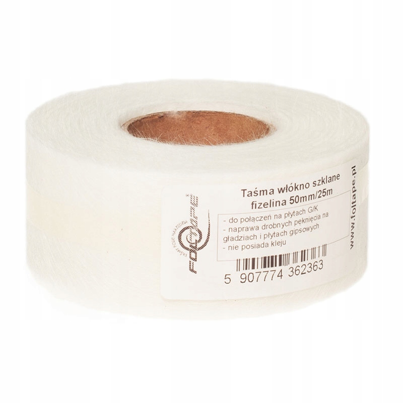 

Taśma Łączeniowa Do Płyt Gk Fizelina 50mm/25m