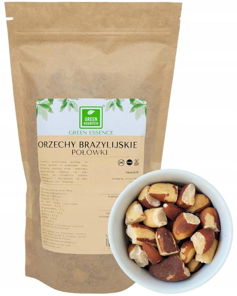 Levně Brazilské Ořechy Přírodní 500 g x 2, kvalita, půlky čerstvé prémiové velké
