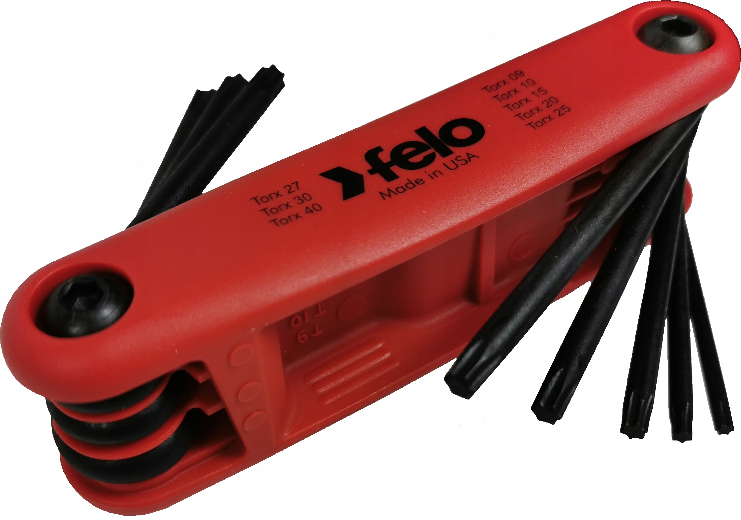 

Felo klucze torx składane T9-40 zestaw kieszonkowy