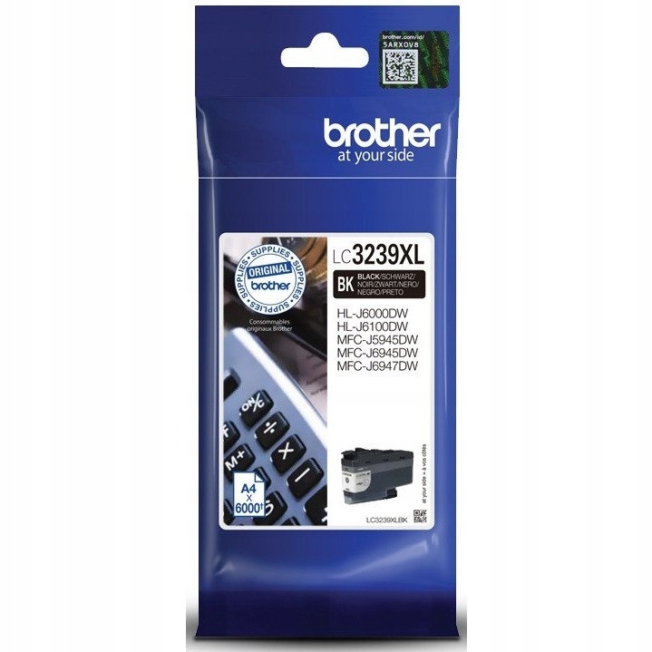 Tusz Brother (LC3239XLBK) čierny 111,40 ml/6000 str