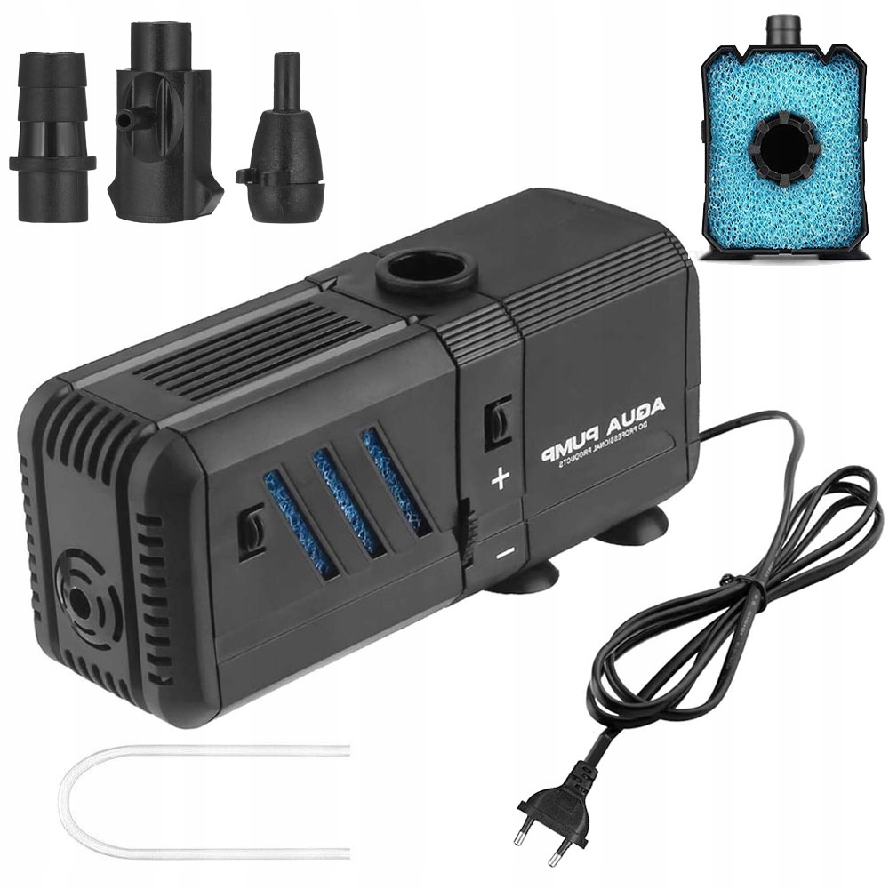 Levně Vnitřní Mechanický Filtr S Vodním Čerpadlem 500 L/h 6 W Abs Pro Akvárium 30-150 L