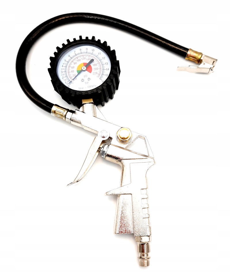 

Pistolet Do Pompowania Kół Szykozłączka Manometr