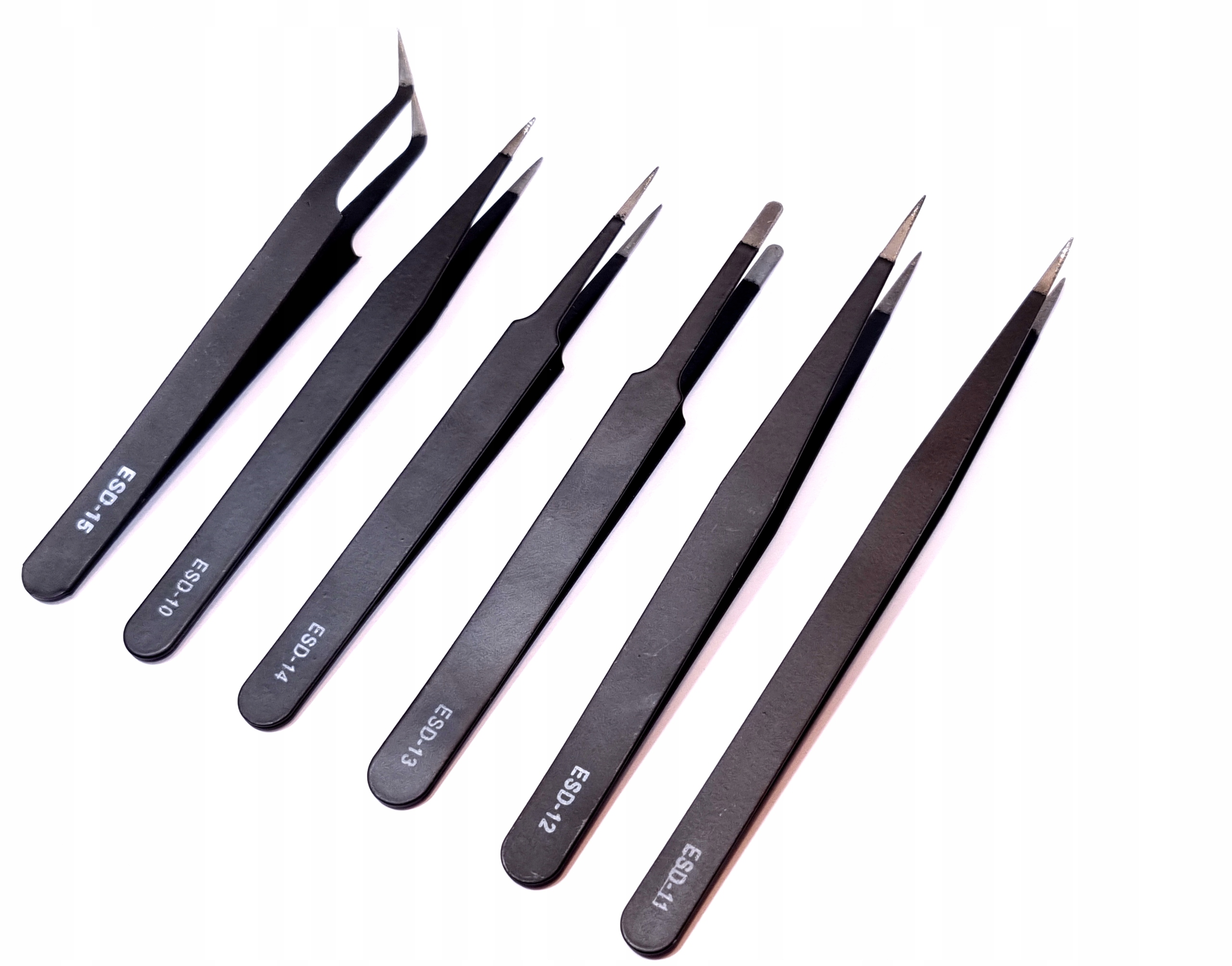 Pęsety Pensety Pęseta Pincety ESD antystatyczne 6