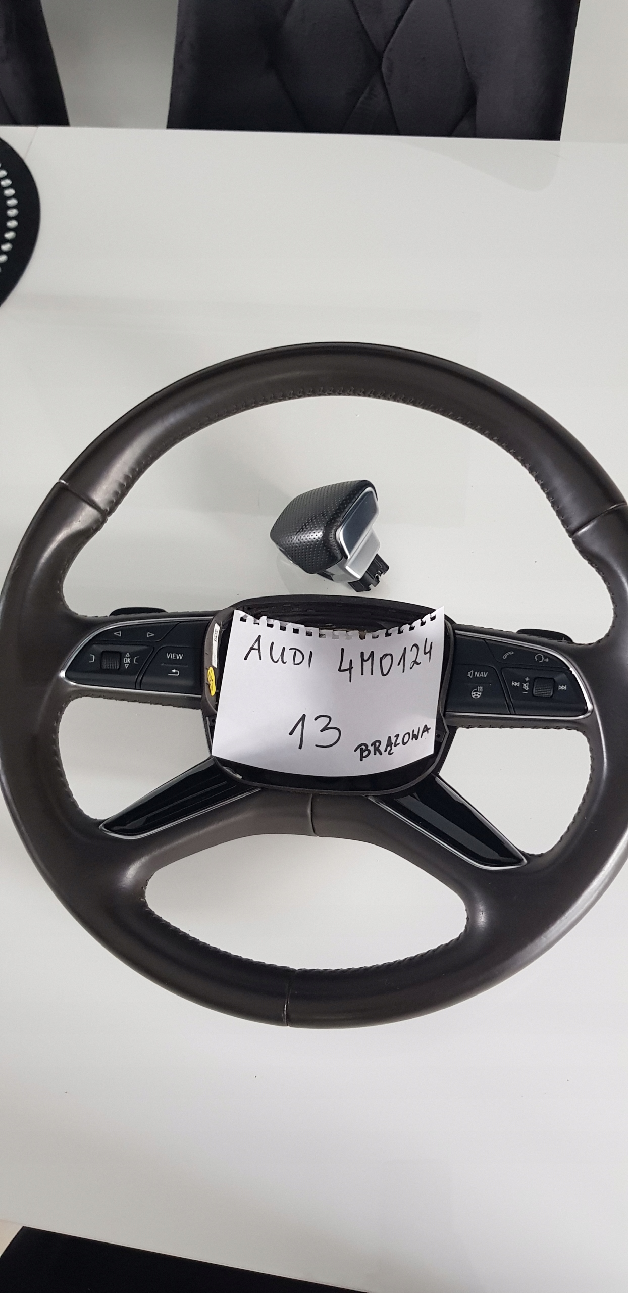 KIEROWNICA AUDI 4M0124 BRĄZOWA 4 RAMIENNA MANETKI