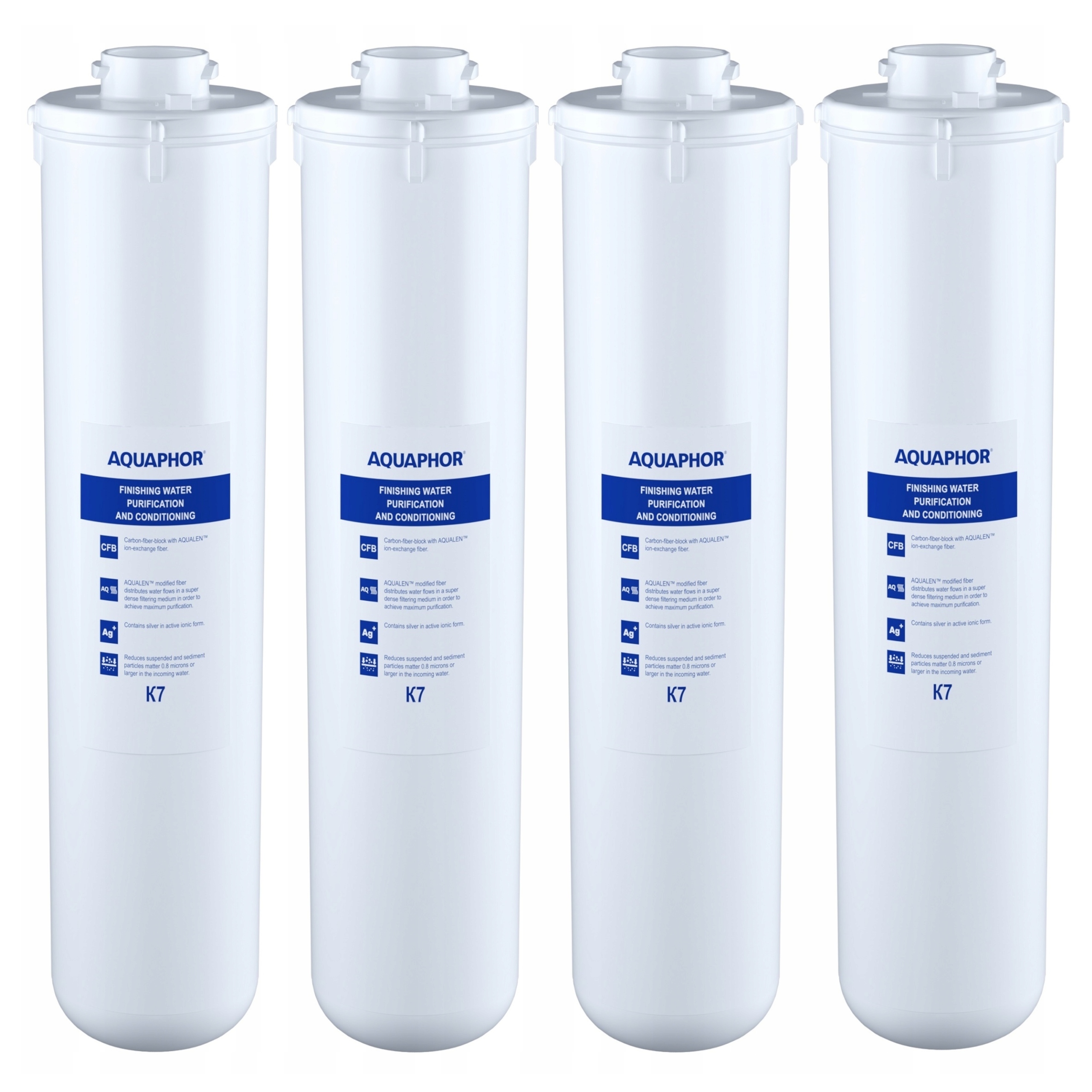 Aquaphor K7 Sada 4 filtračních vložek, vysoká účinnost