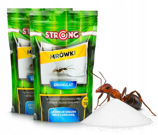 Skuteczny Środek Preparat Trutka Na Mrówki Proszek Na Mrówki Strong 2x1 Kg