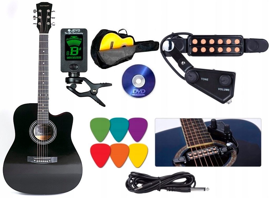 

Gitara Elektro-akustyczna Craftman Akcesoria