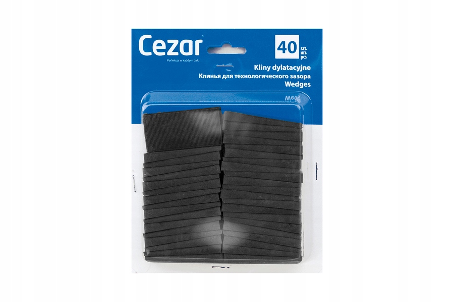 Kliny dylatacyjne do montażu podłóg 40 szt CEZAR