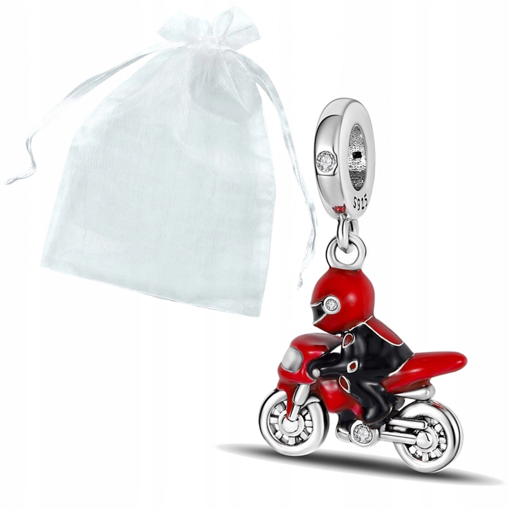 

Charms Zawieszka Motor Motocyklista Kolor