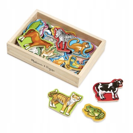 

Drewniane Magnesy zwierzęta wieś Melissa and Doug