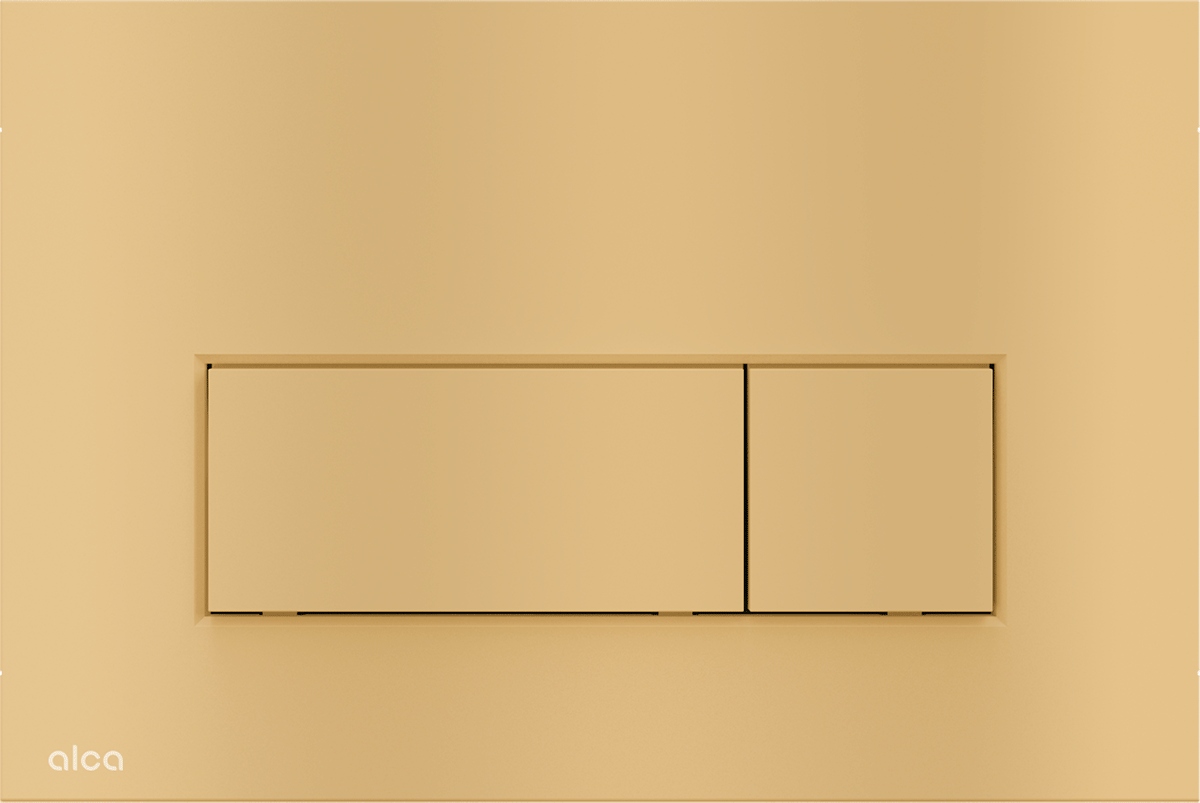 Przycisk spłukujący do Wc Alcaplast Alcadrain i Delfin Thin M57-G-M złoty