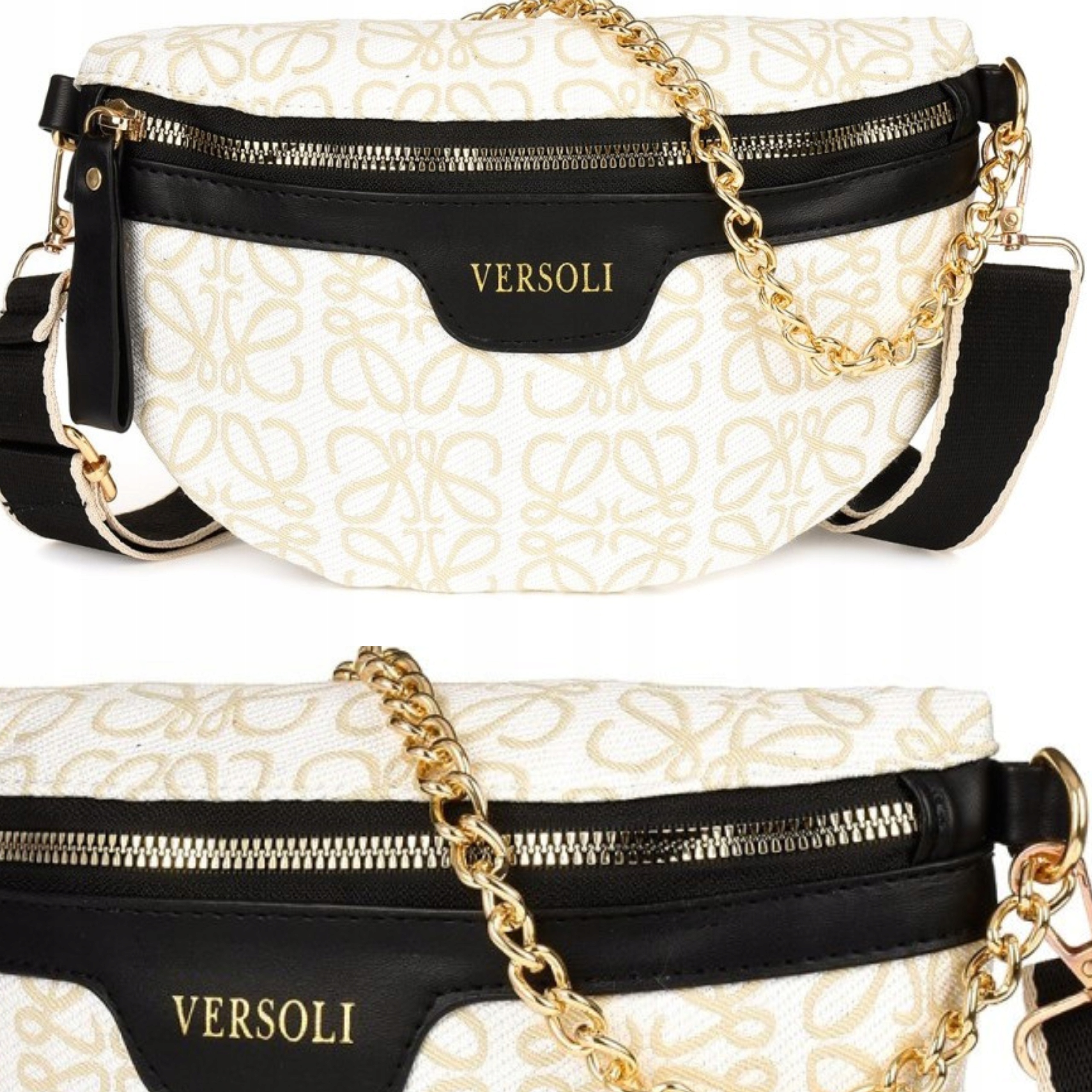 

Torebka Damska Listonoszka Saszetka Nerka Czarna