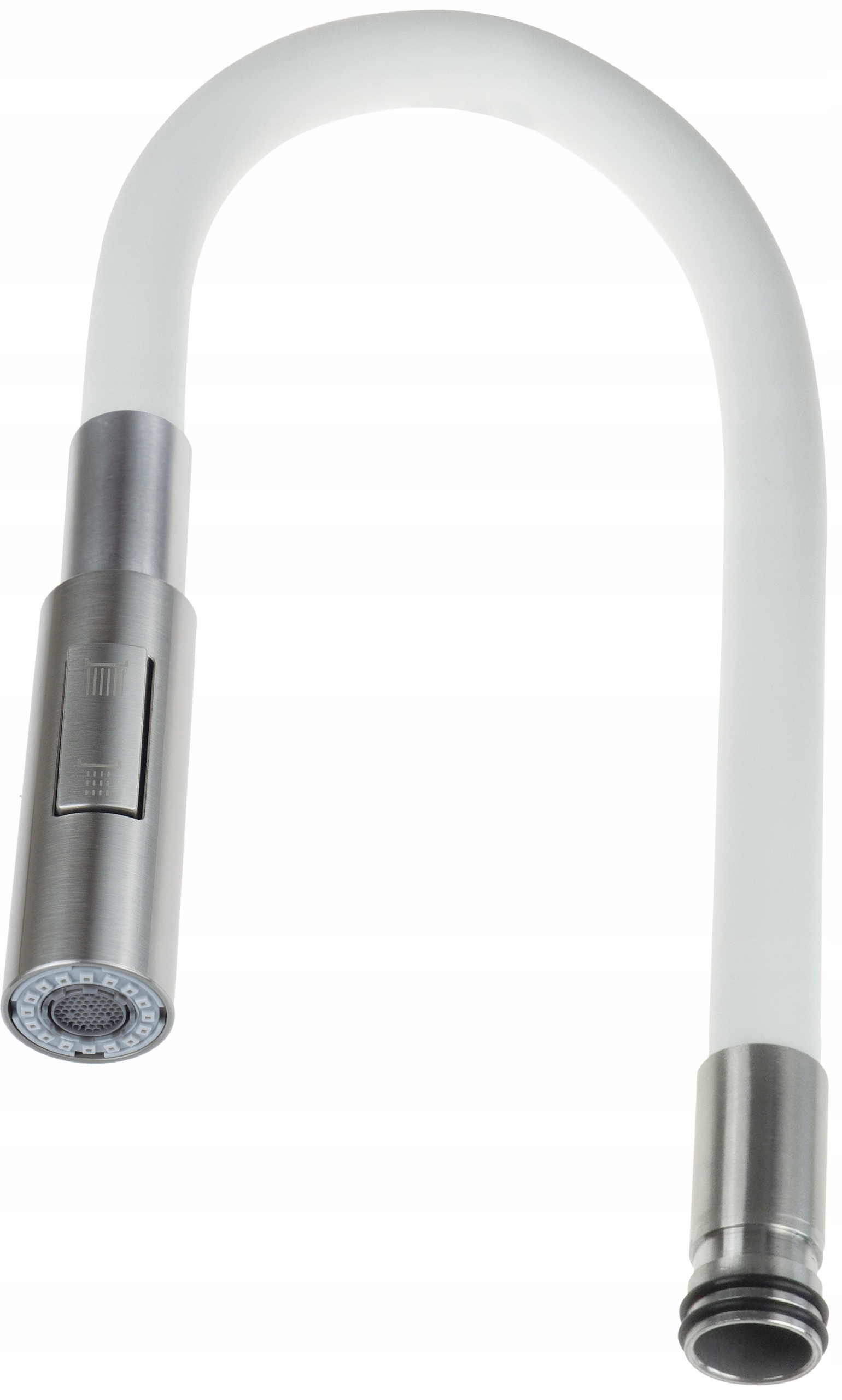 Elastická Výtokové Ramínko s dvouproudovou funkcí, bílá