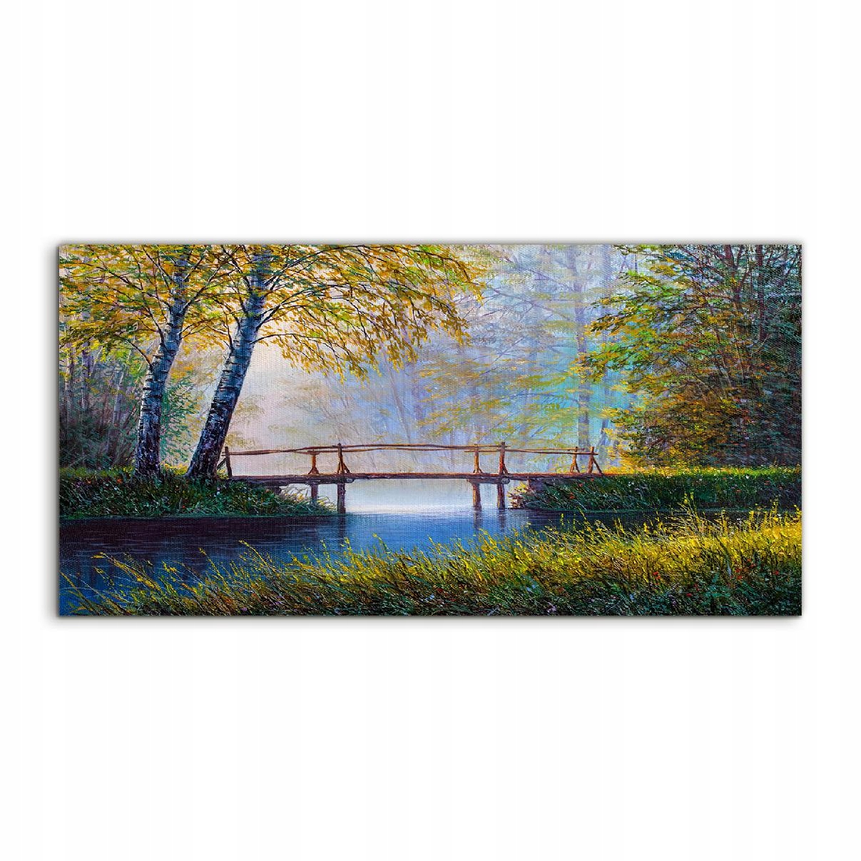 

Fotoobraz 120x60 na prezent Krajobraz Most Jezioro